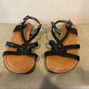 Strappy Black Sandals